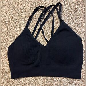 Aerie Black Strappy Bra